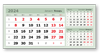 Календарный блок 3в1 Зеленый