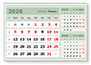 Календарный блок 3в1 Зеленый